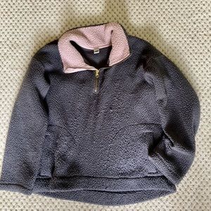 Old Navy Sherpa Quarter Zip!